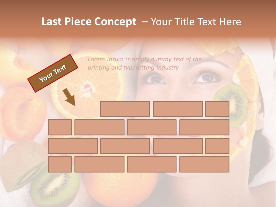 Citrus Antioxidant Fruit PowerPoint Template