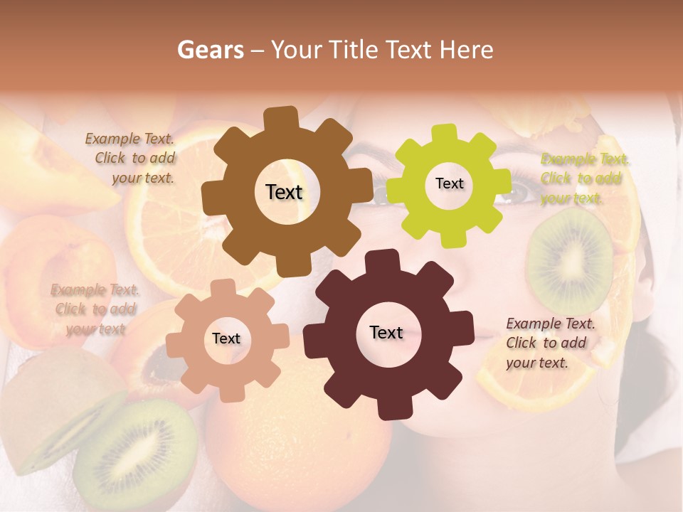 Citrus Antioxidant Fruit PowerPoint Template