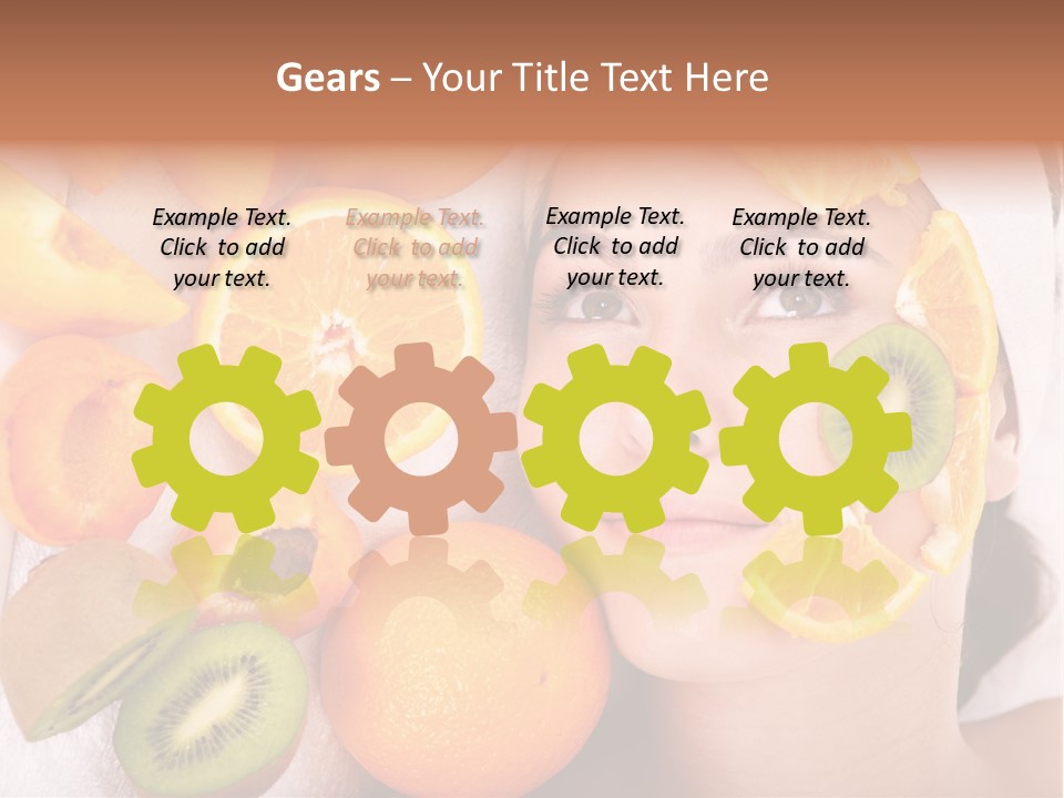 Citrus Antioxidant Fruit PowerPoint Template