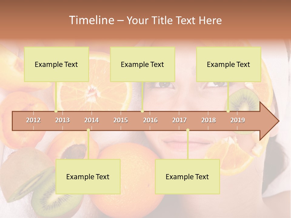 Citrus Antioxidant Fruit PowerPoint Template