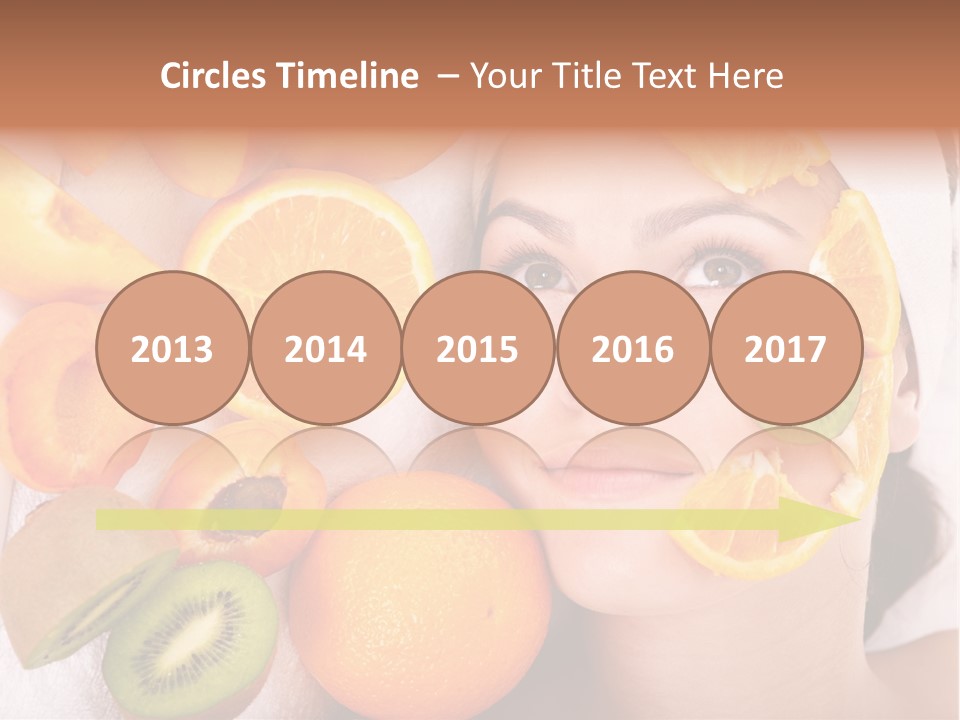 Citrus Antioxidant Fruit PowerPoint Template