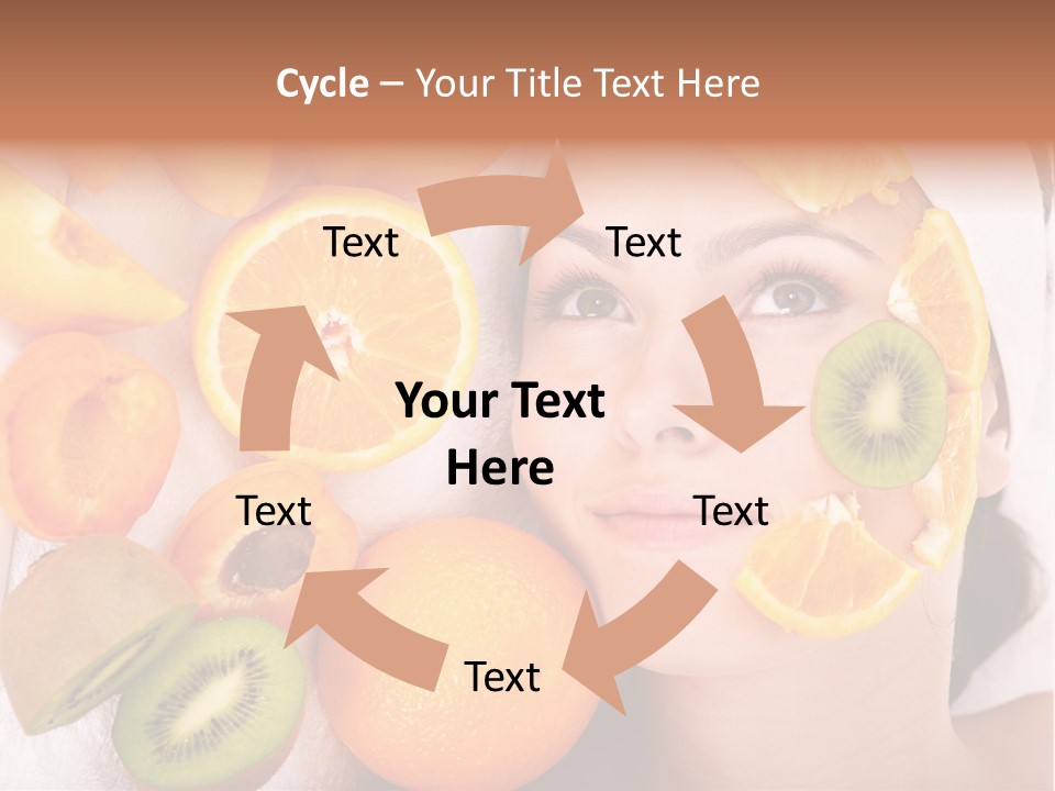 Citrus Antioxidant Fruit PowerPoint Template