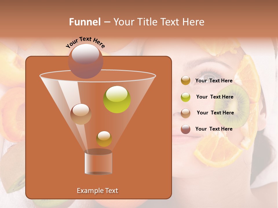 Citrus Antioxidant Fruit PowerPoint Template