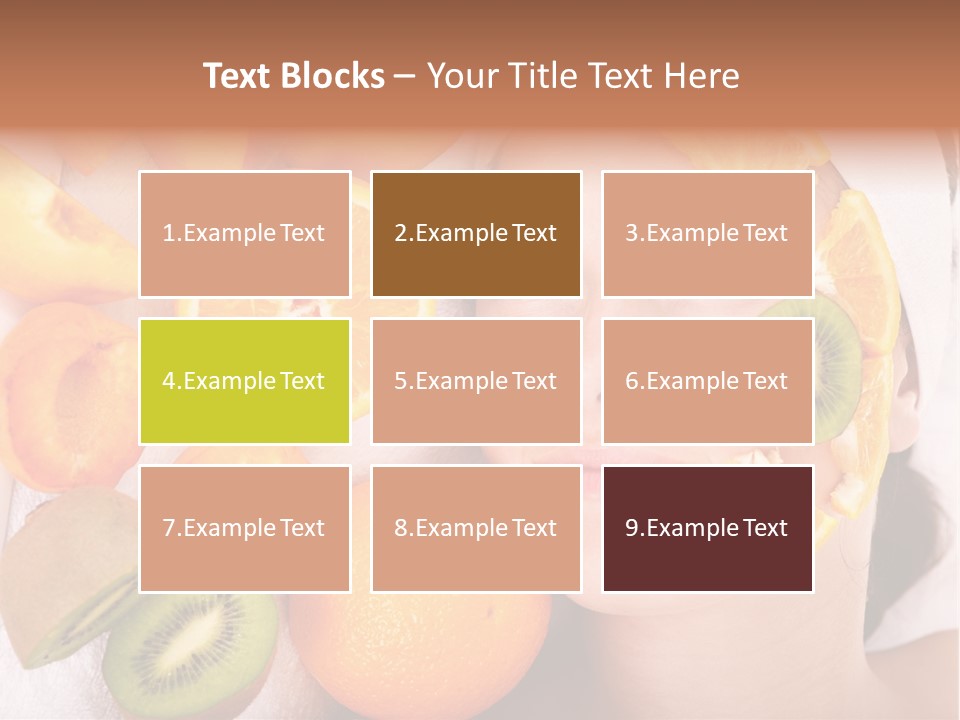 Citrus Antioxidant Fruit PowerPoint Template