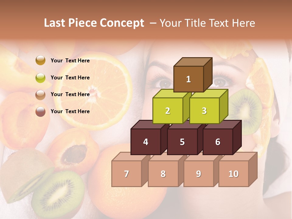 Citrus Antioxidant Fruit PowerPoint Template