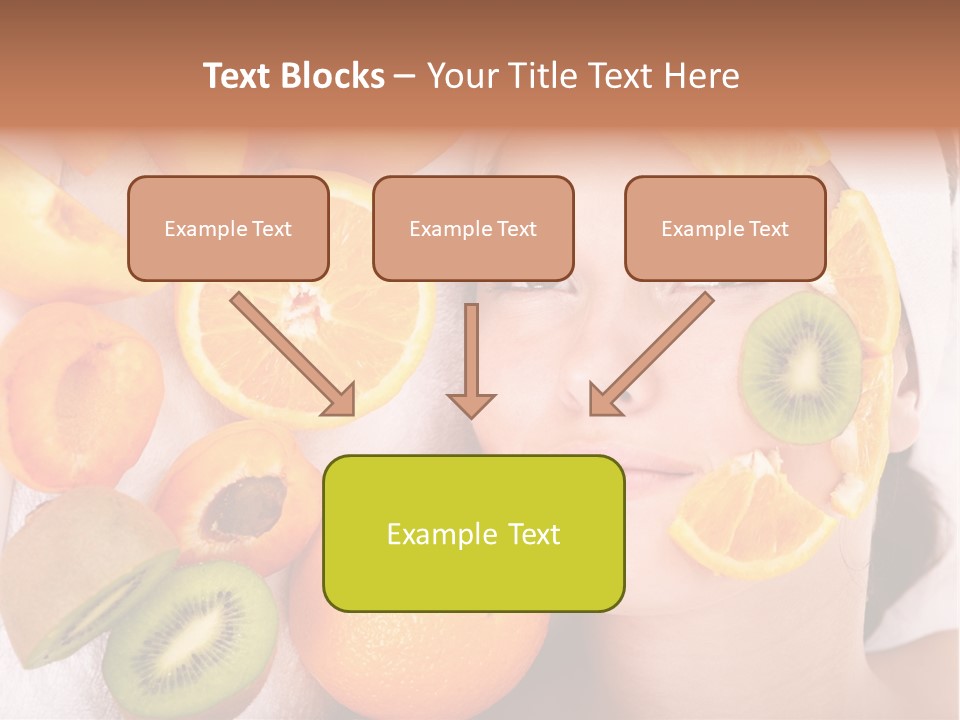 Citrus Antioxidant Fruit PowerPoint Template