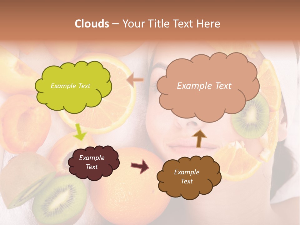 Citrus Antioxidant Fruit PowerPoint Template