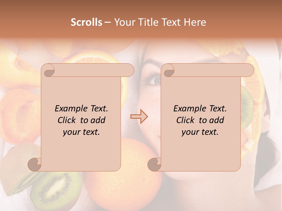 Citrus Antioxidant Fruit PowerPoint Template