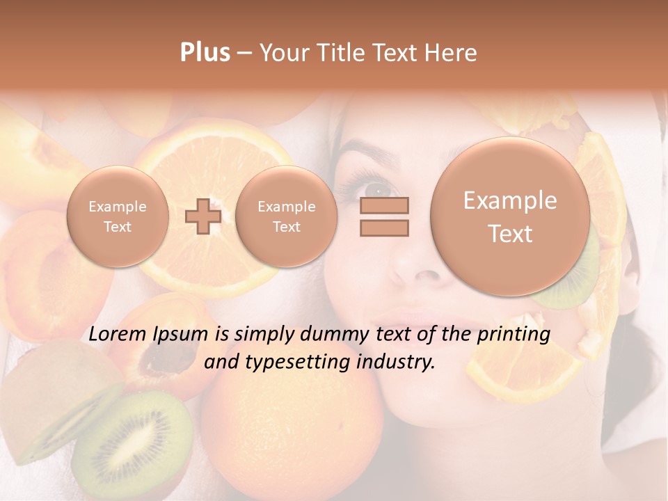 Citrus Antioxidant Fruit PowerPoint Template