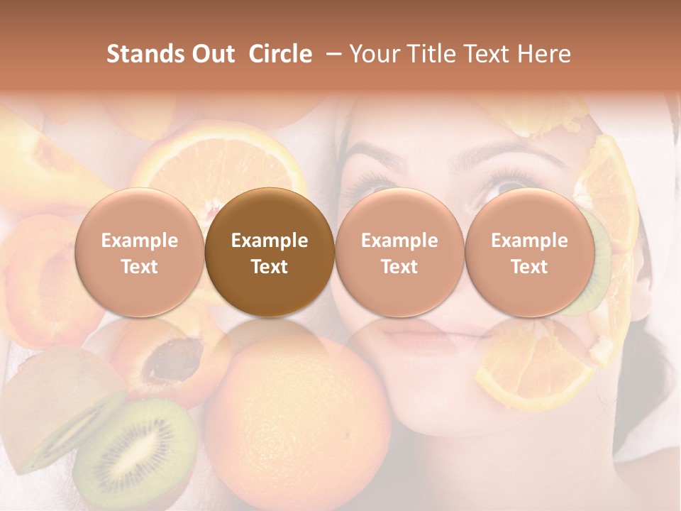 Citrus Antioxidant Fruit PowerPoint Template