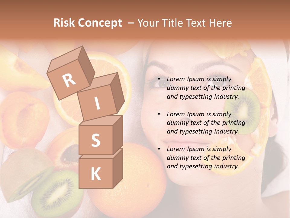 Citrus Antioxidant Fruit PowerPoint Template
