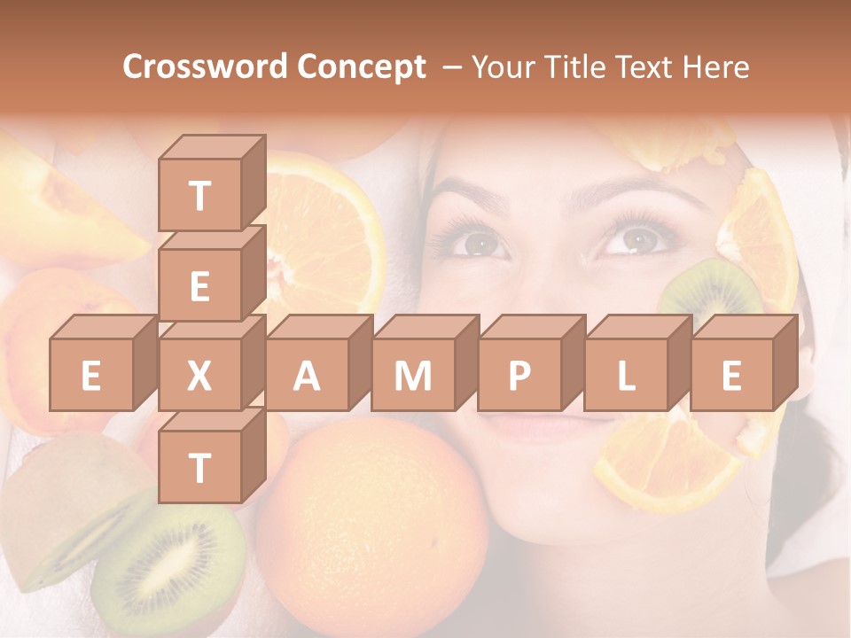 Citrus Antioxidant Fruit PowerPoint Template