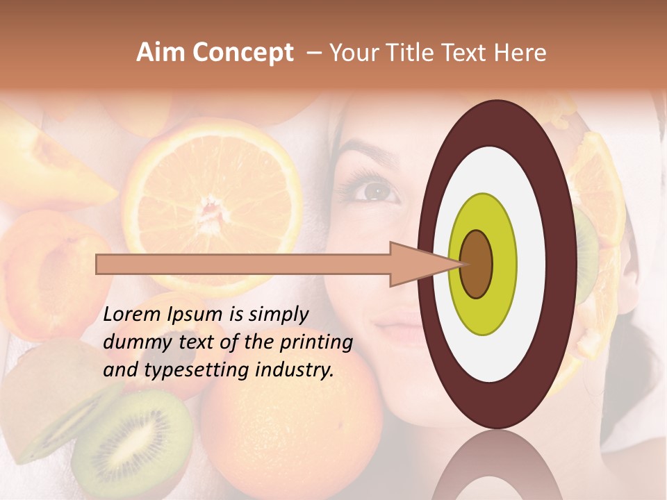 Citrus Antioxidant Fruit PowerPoint Template