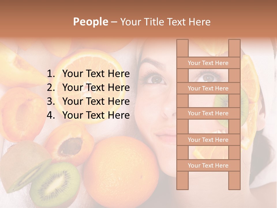 Citrus Antioxidant Fruit PowerPoint Template