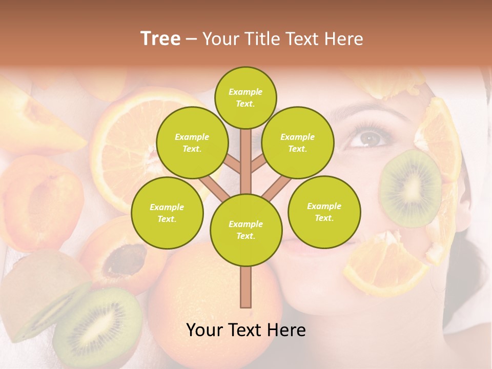 Citrus Antioxidant Fruit PowerPoint Template