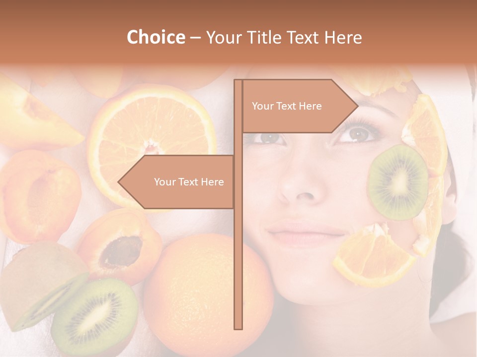 Citrus Antioxidant Fruit PowerPoint Template