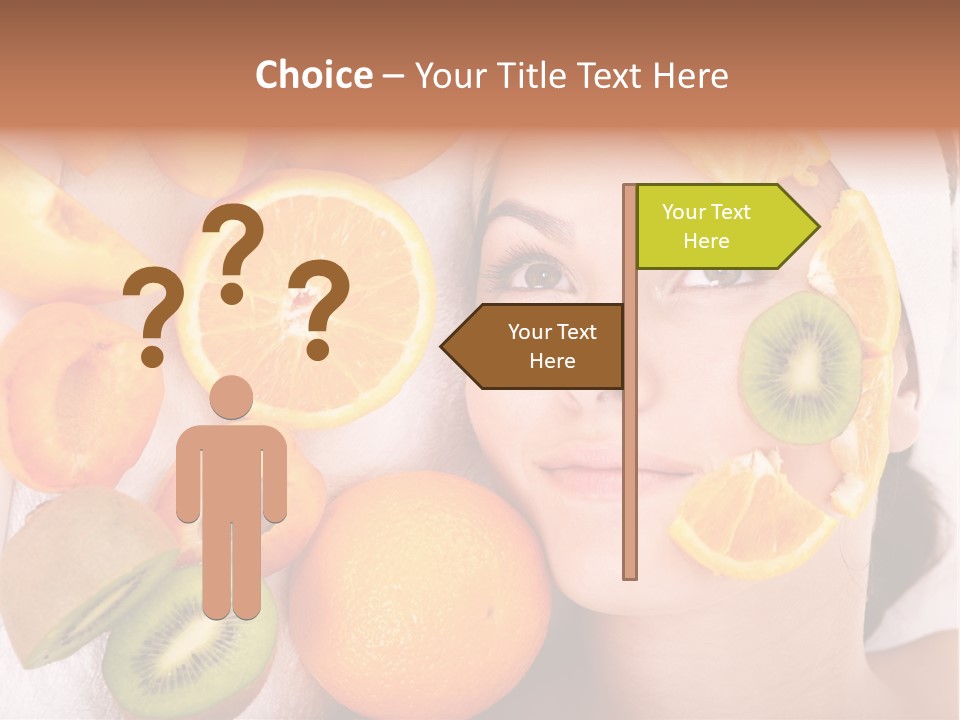 Citrus Antioxidant Fruit PowerPoint Template