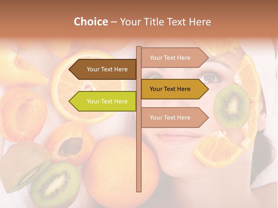 Citrus Antioxidant Fruit PowerPoint Template
