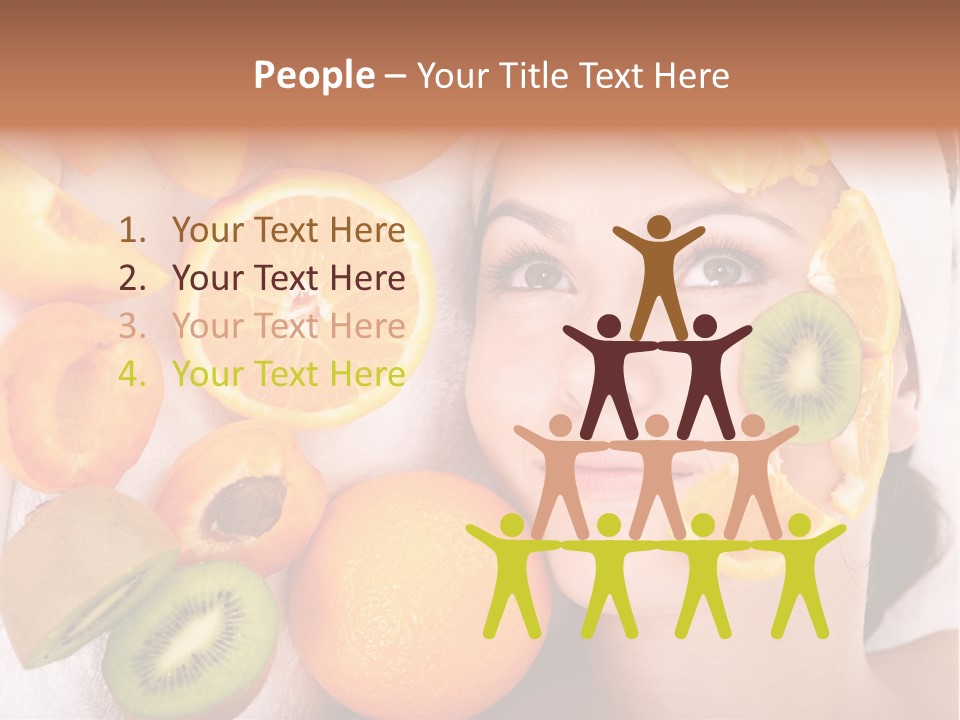 Citrus Antioxidant Fruit PowerPoint Template