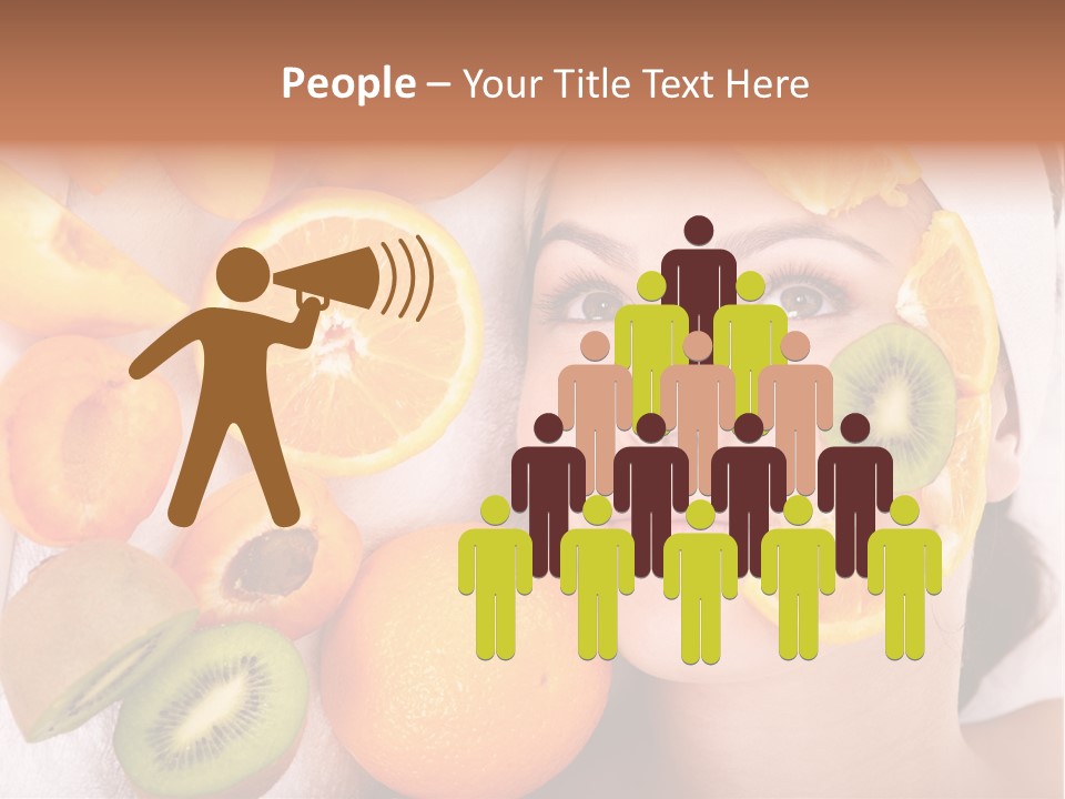 Citrus Antioxidant Fruit PowerPoint Template