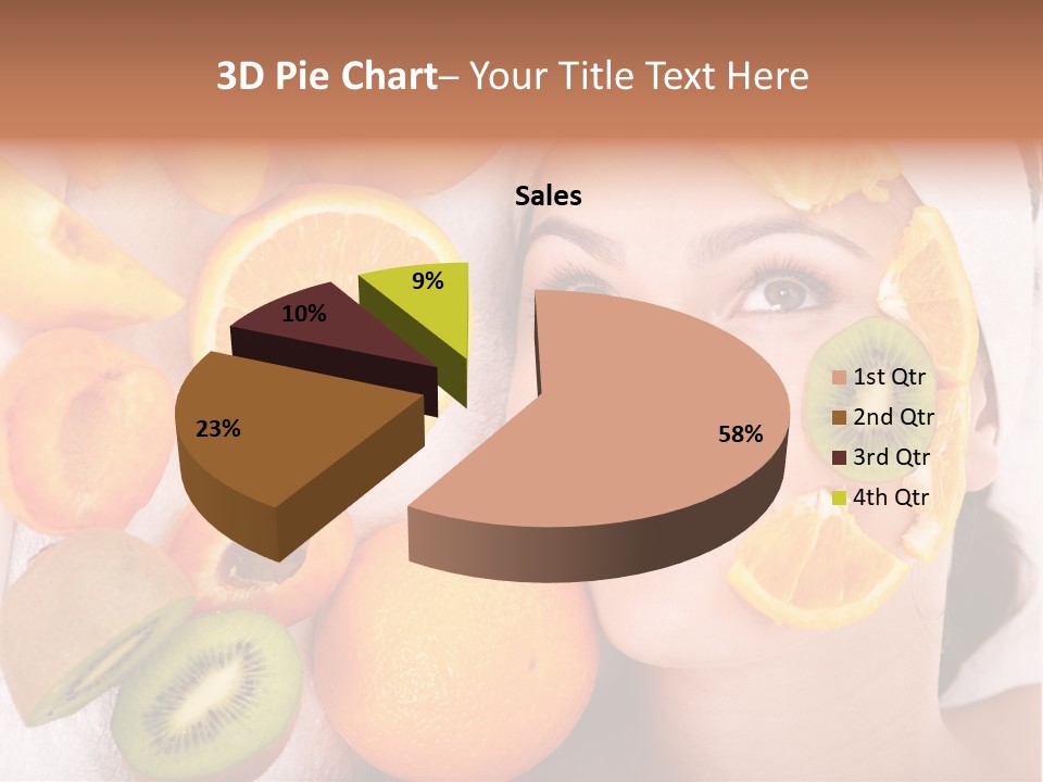 Citrus Antioxidant Fruit PowerPoint Template
