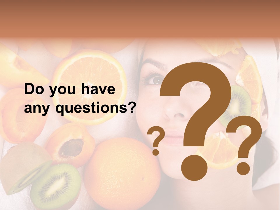 Citrus Antioxidant Fruit PowerPoint Template