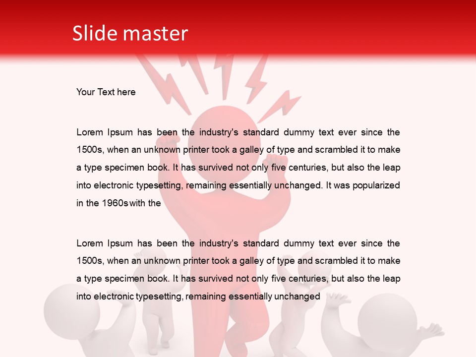 Rage Kid Figure PowerPoint Template