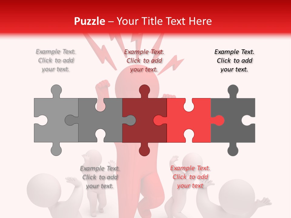 Rage Kid Figure PowerPoint Template