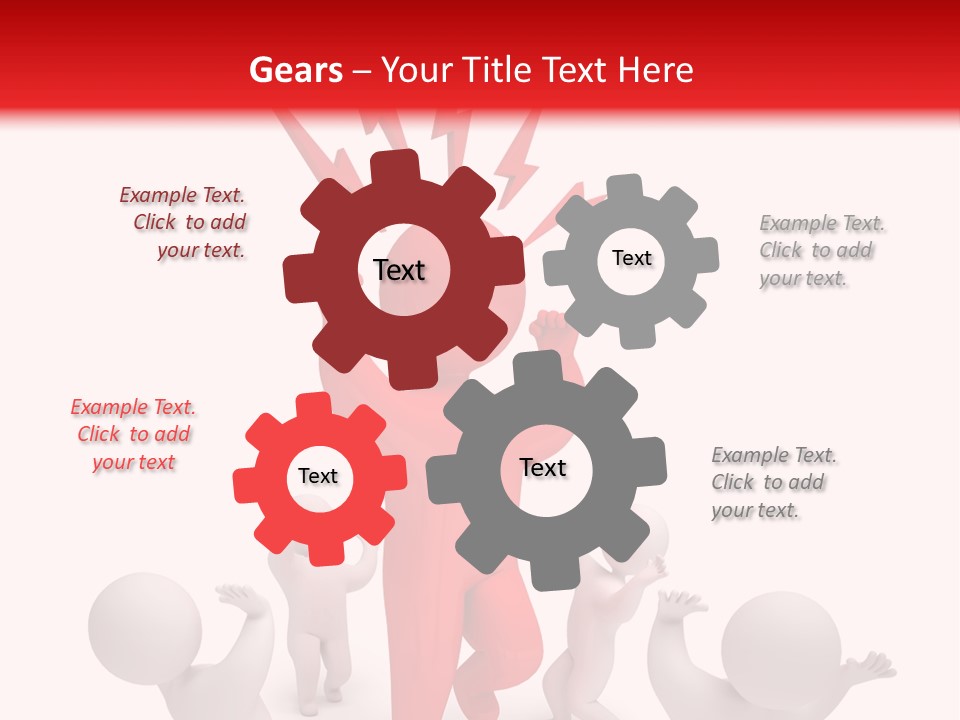 Rage Kid Figure PowerPoint Template