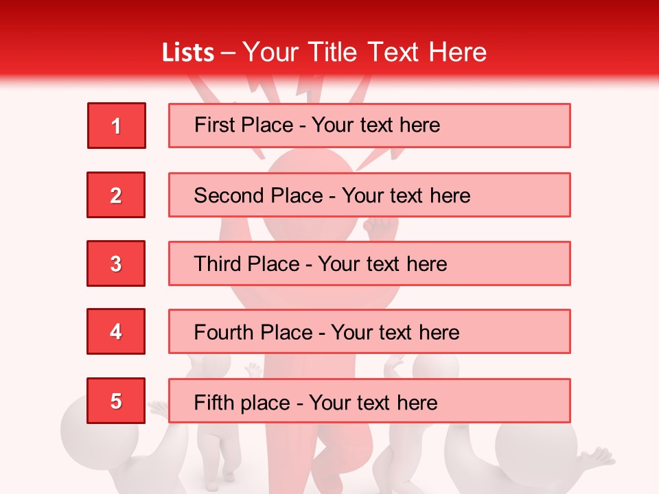 Rage Kid Figure PowerPoint Template