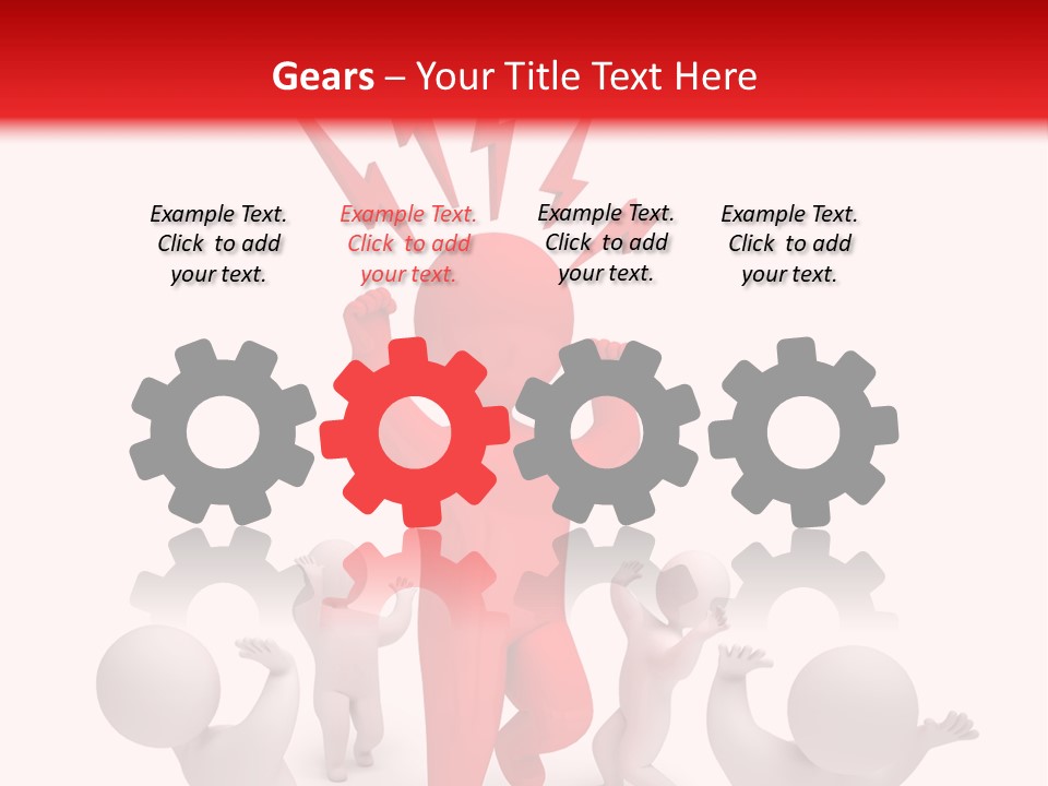 Rage Kid Figure PowerPoint Template