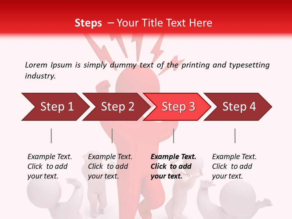 Rage Kid Figure PowerPoint Template
