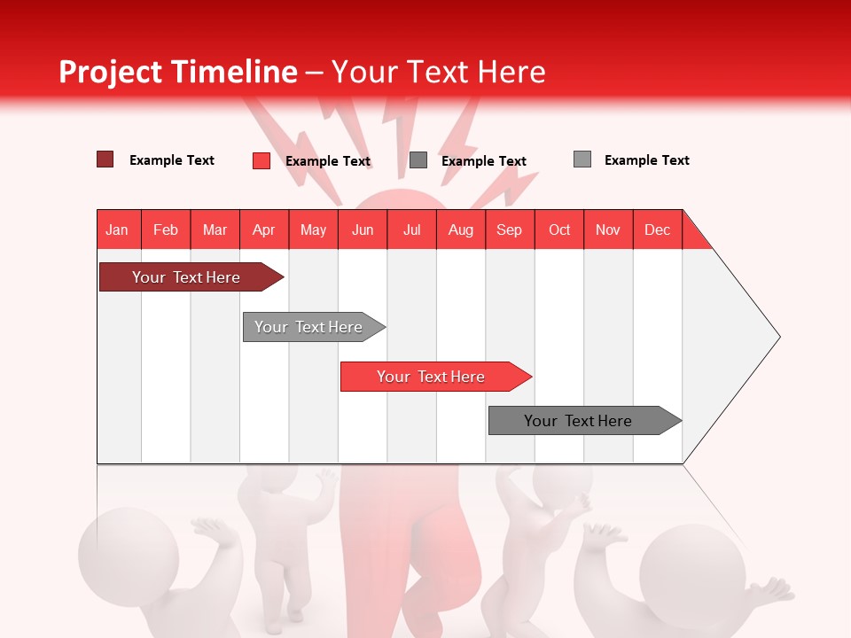 Rage Kid Figure PowerPoint Template