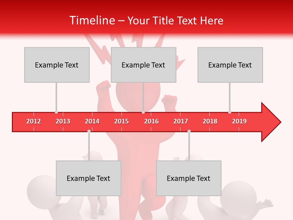 Rage Kid Figure PowerPoint Template