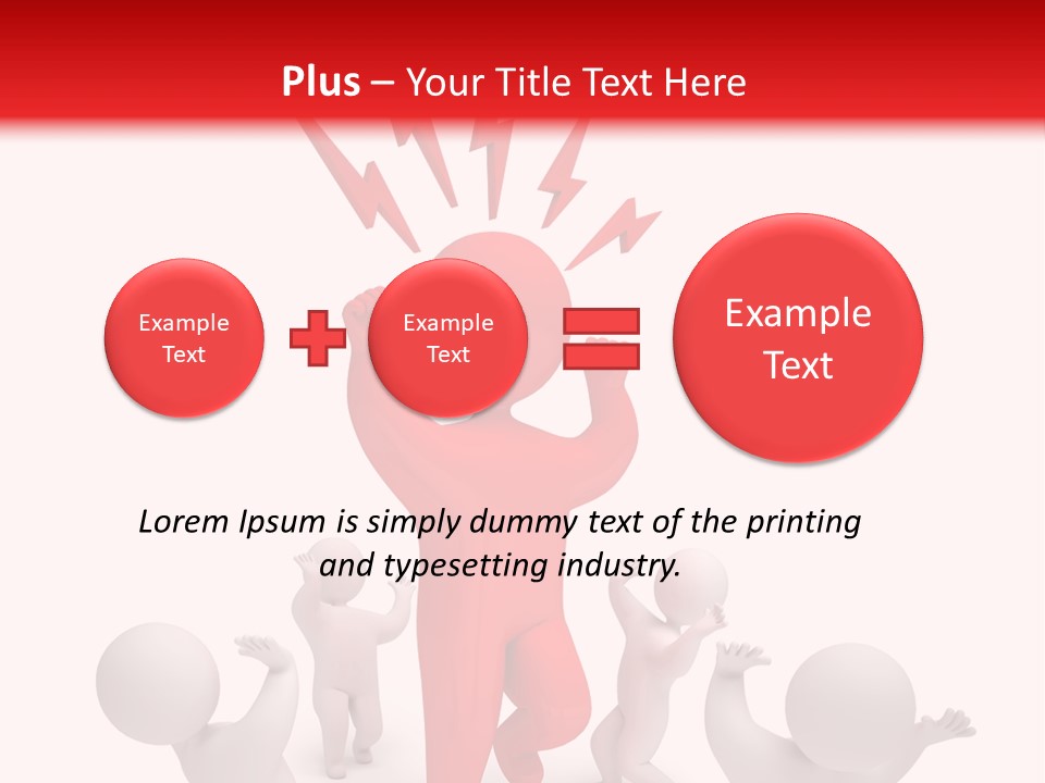 Rage Kid Figure PowerPoint Template