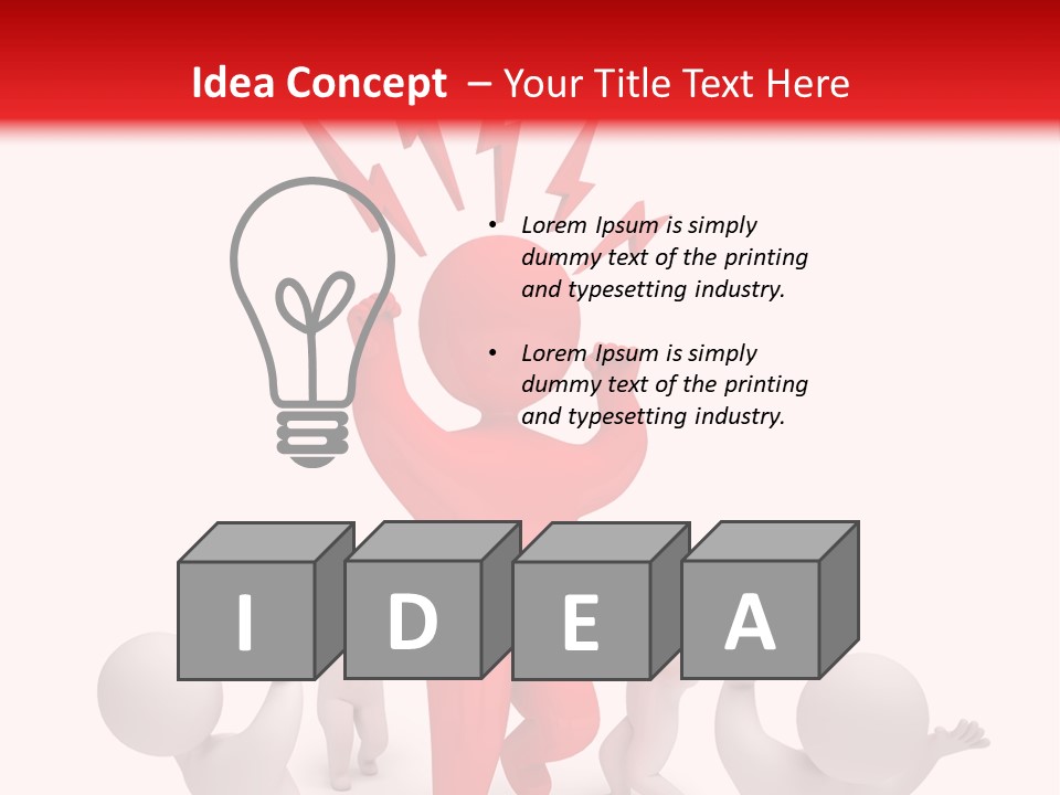 Rage Kid Figure PowerPoint Template