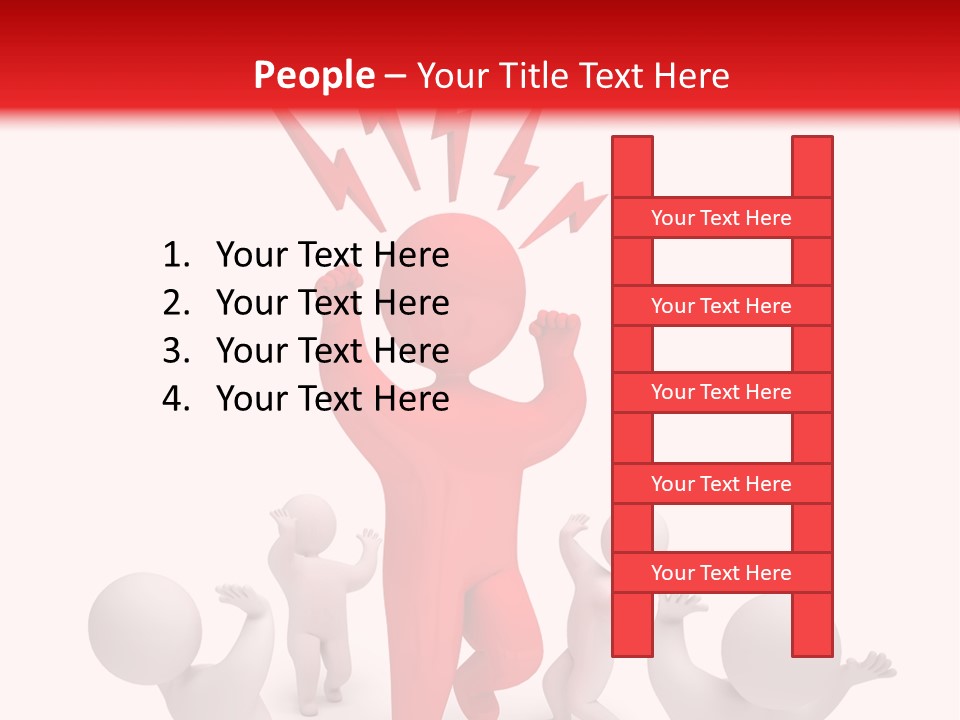 Rage Kid Figure PowerPoint Template