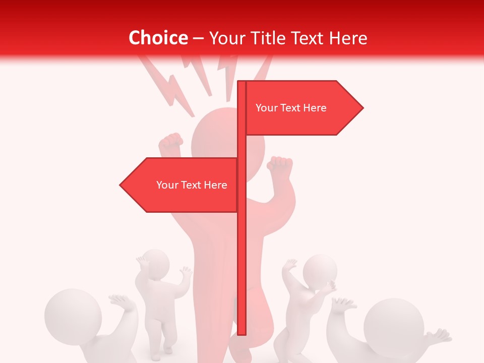 Rage Kid Figure PowerPoint Template