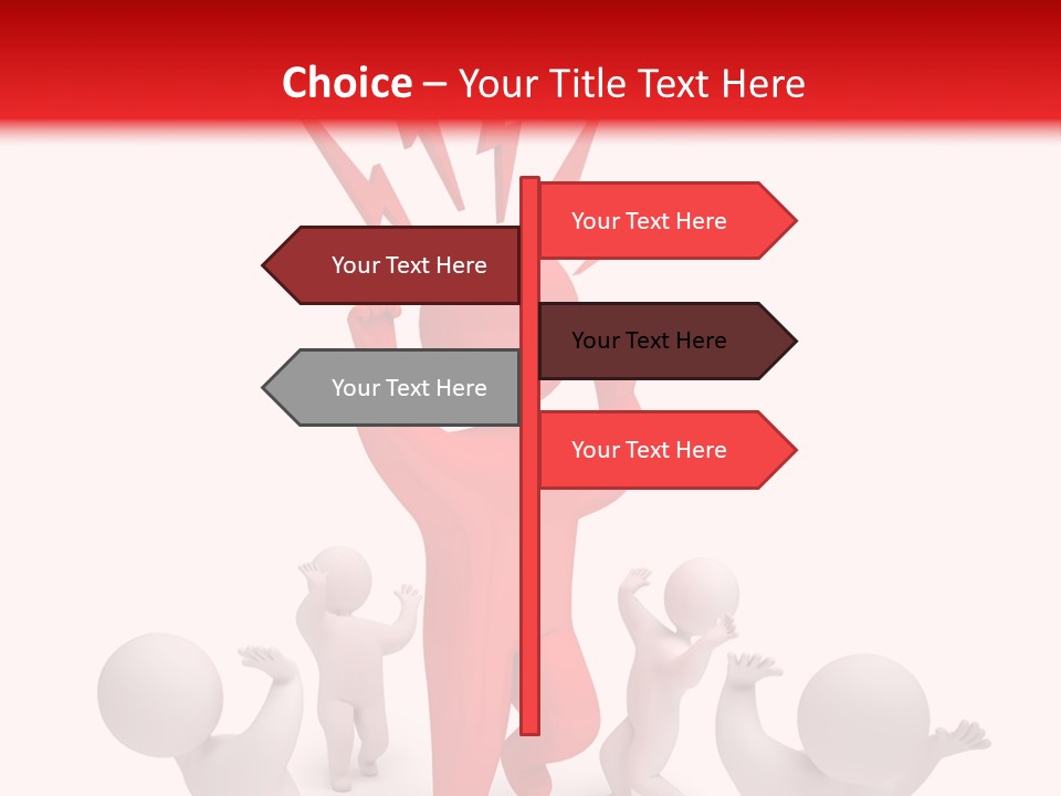 Rage Kid Figure PowerPoint Template