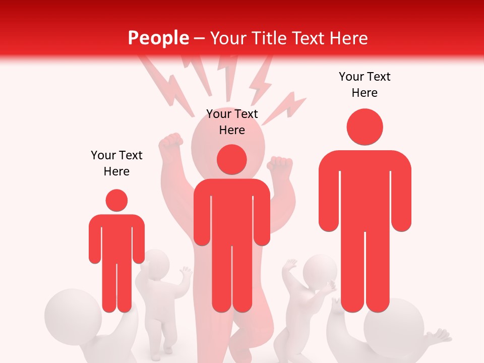 Rage Kid Figure PowerPoint Template