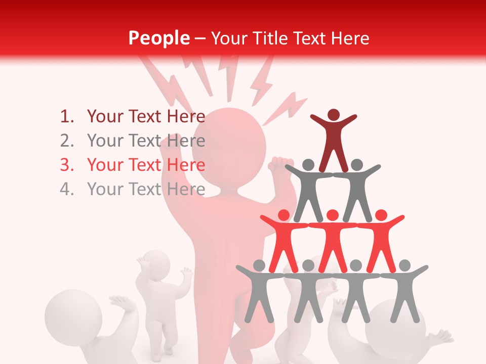 Rage Kid Figure PowerPoint Template