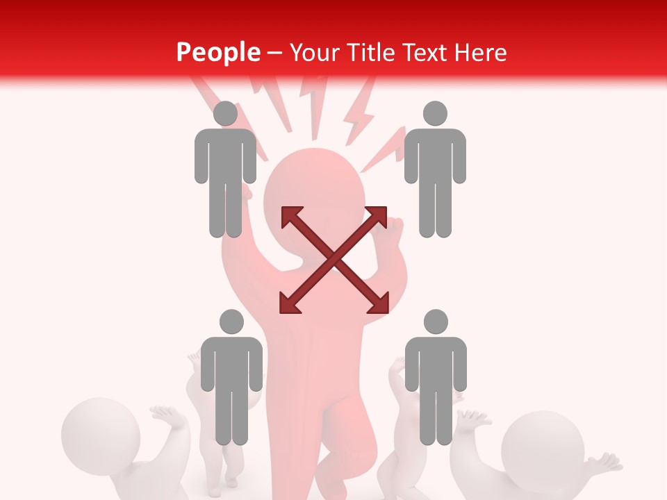 Rage Kid Figure PowerPoint Template