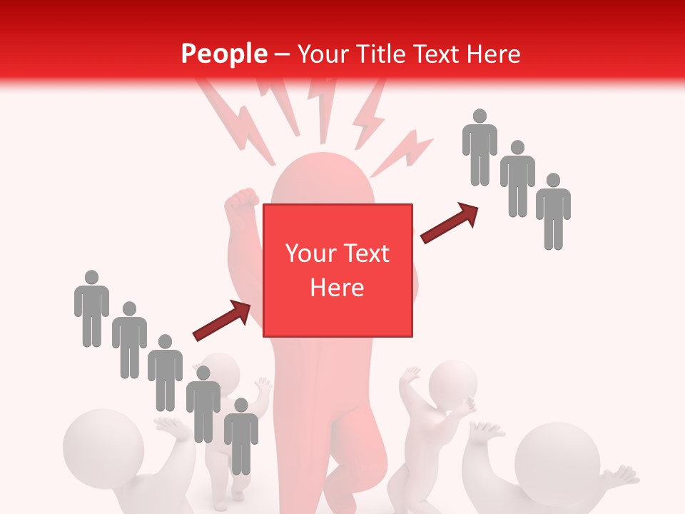 Rage Kid Figure PowerPoint Template