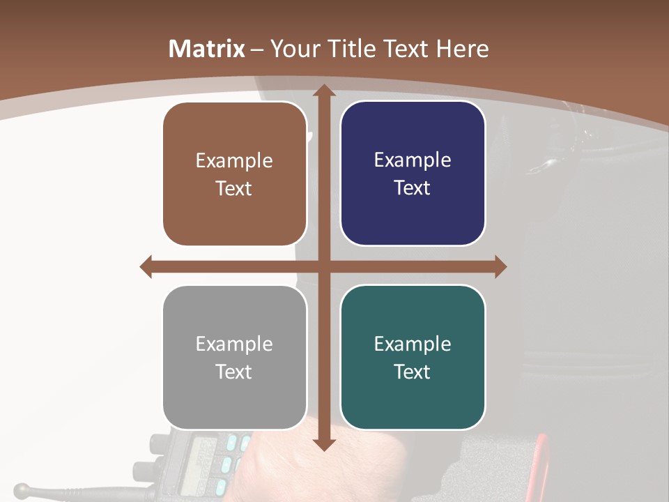Terrorism Safety Security Guard PowerPoint Template