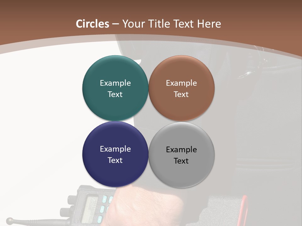 Terrorism Safety Security Guard PowerPoint Template