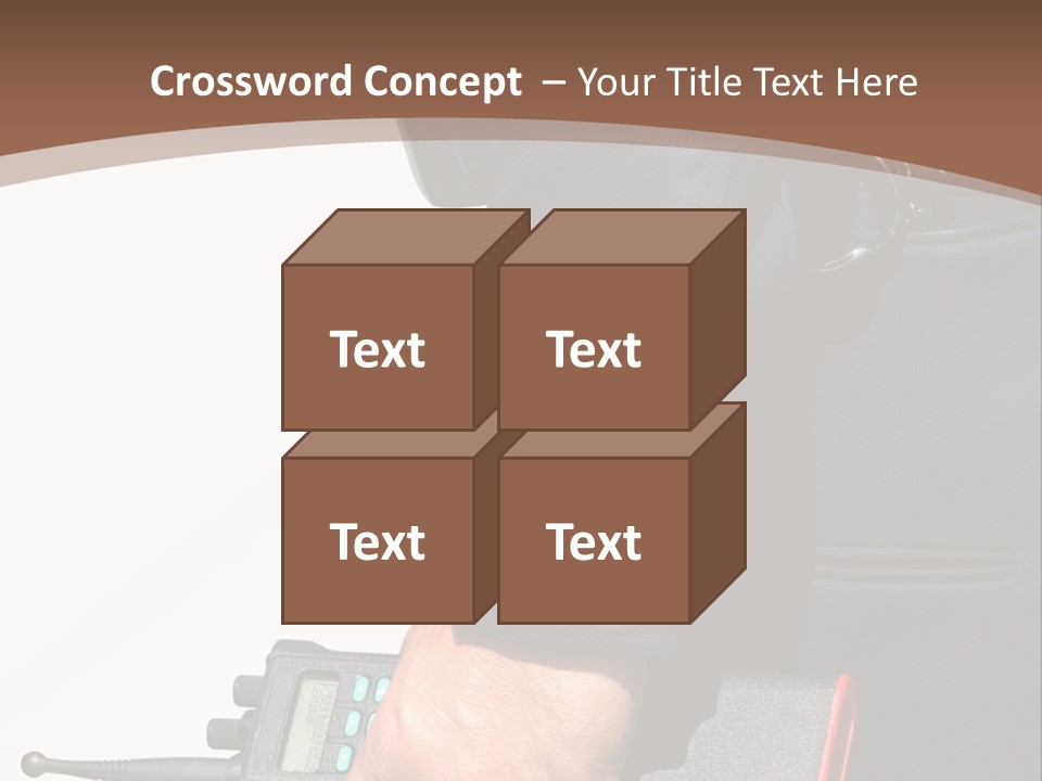 Terrorism Safety Security Guard PowerPoint Template