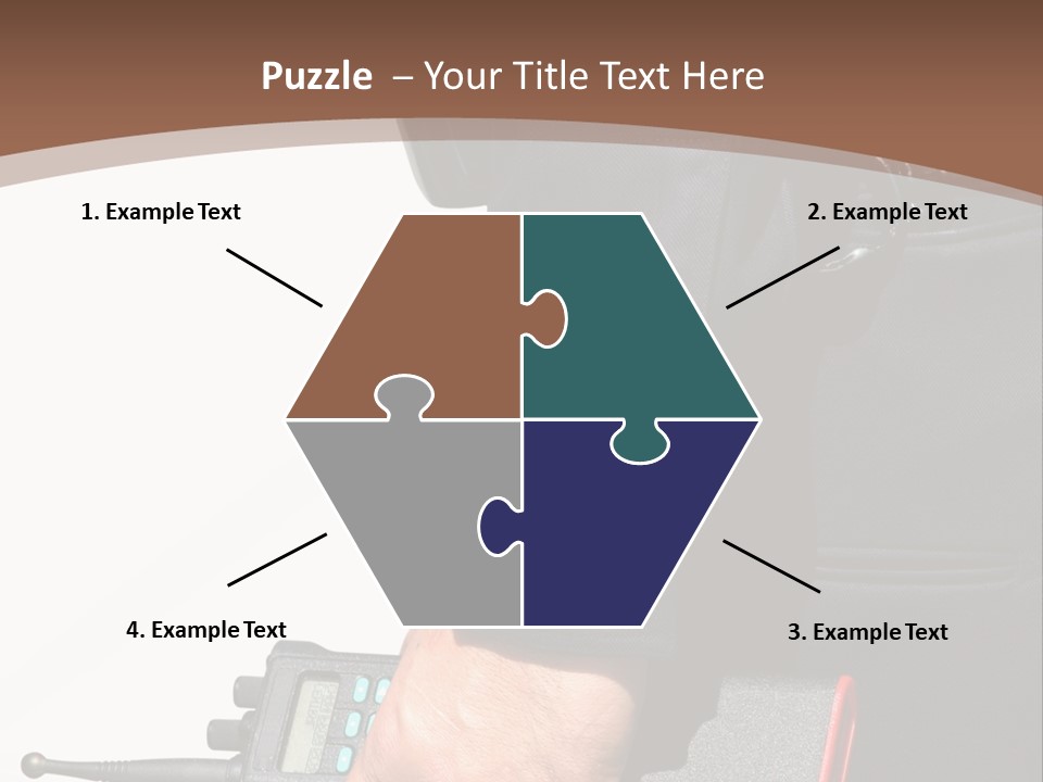 Terrorism Safety Security Guard PowerPoint Template