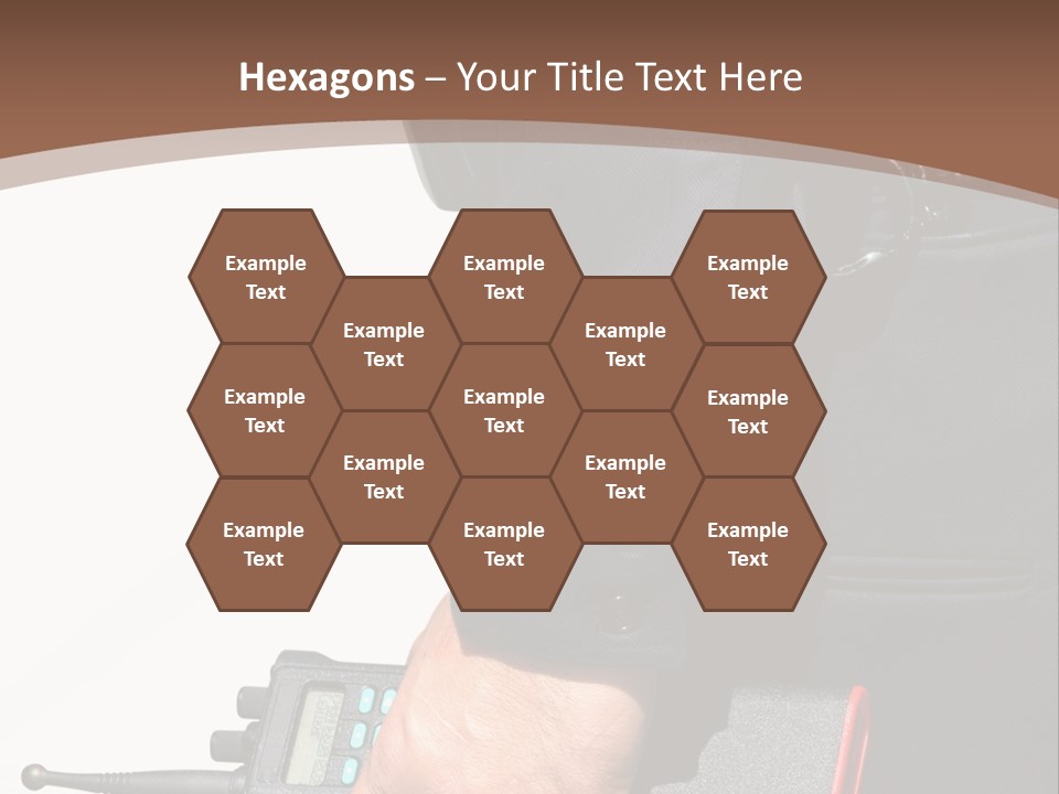 Terrorism Safety Security Guard PowerPoint Template