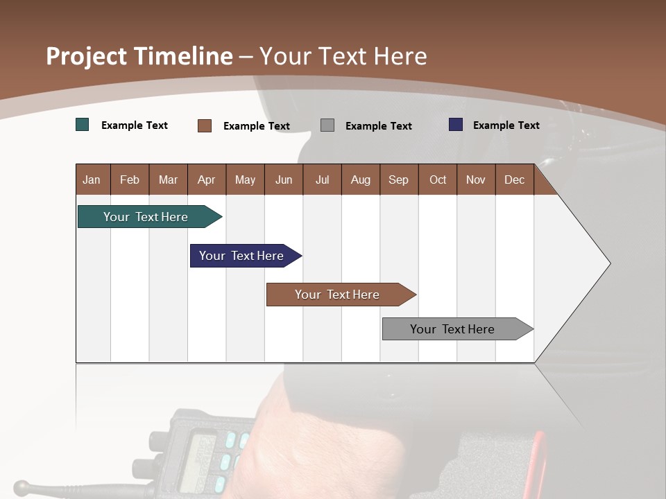 Terrorism Safety Security Guard PowerPoint Template