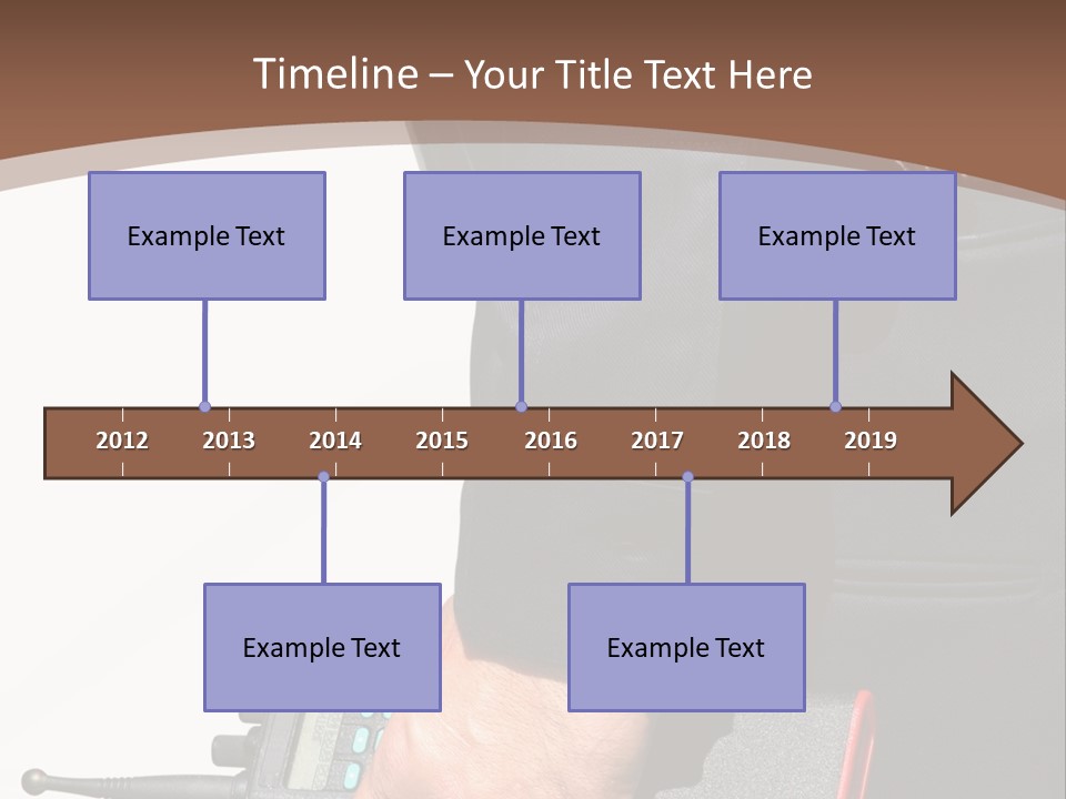 Terrorism Safety Security Guard PowerPoint Template